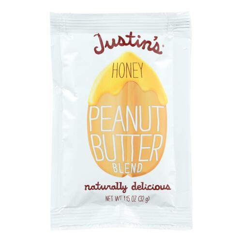 Justin's Nut Butter Squeeze Pack - Peanut Butter - Honey - Case Of 10 - 1.15 Oz. - 855188003042