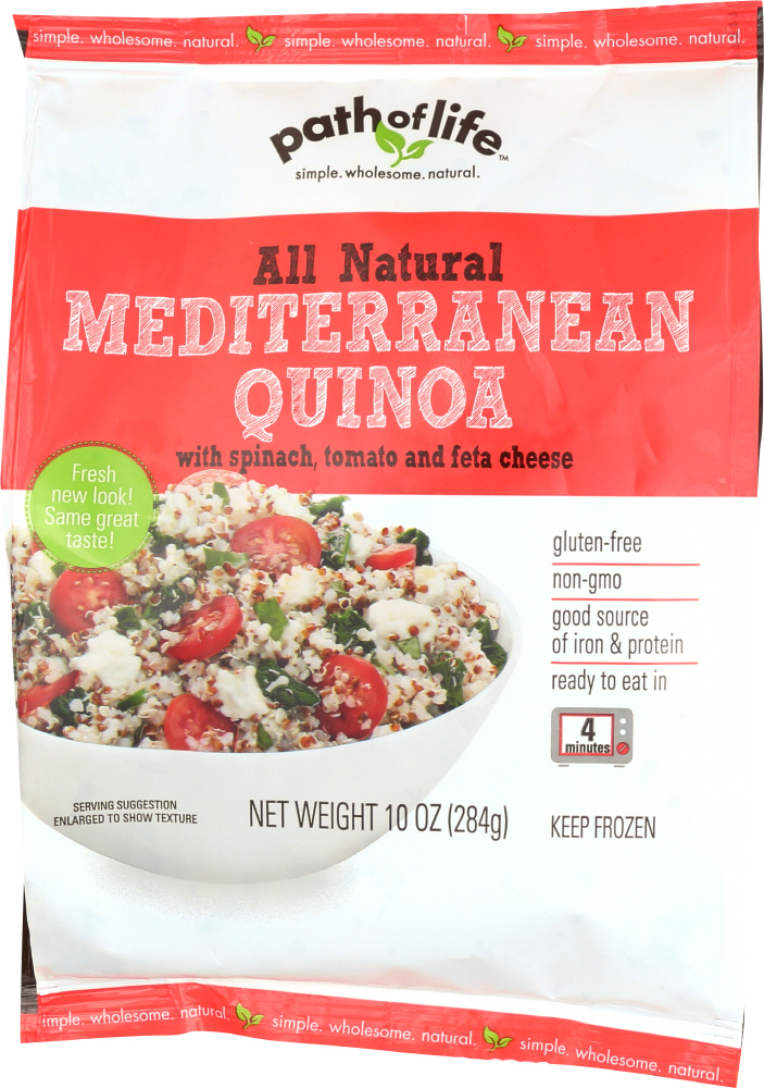 Mediterranean Quinoa Blend With Cherry Tomato, Spinach & Basil - 855229005004