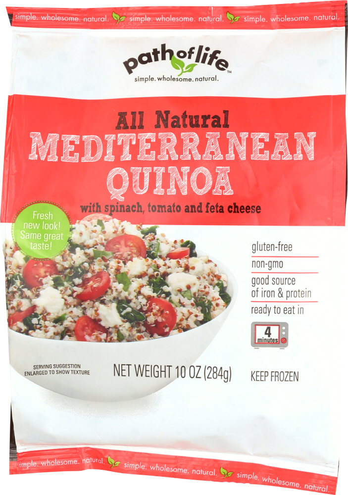 Mediterranean Quinoa Blend With Cherry Tomato, Spinach & Basil - 855229005004