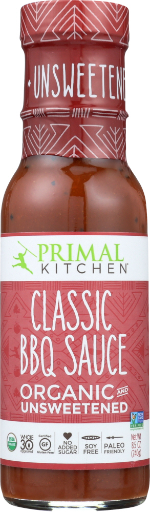 Organic And Unsweetened Classic Bbq Sauce, Organic And Unsweetened Classic - 855232007354