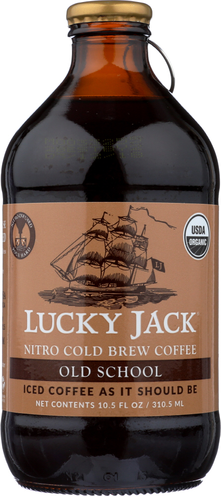 LUCKY JACK: Coffee Cold Brew Old School, 10.5 oz - 0855346005000