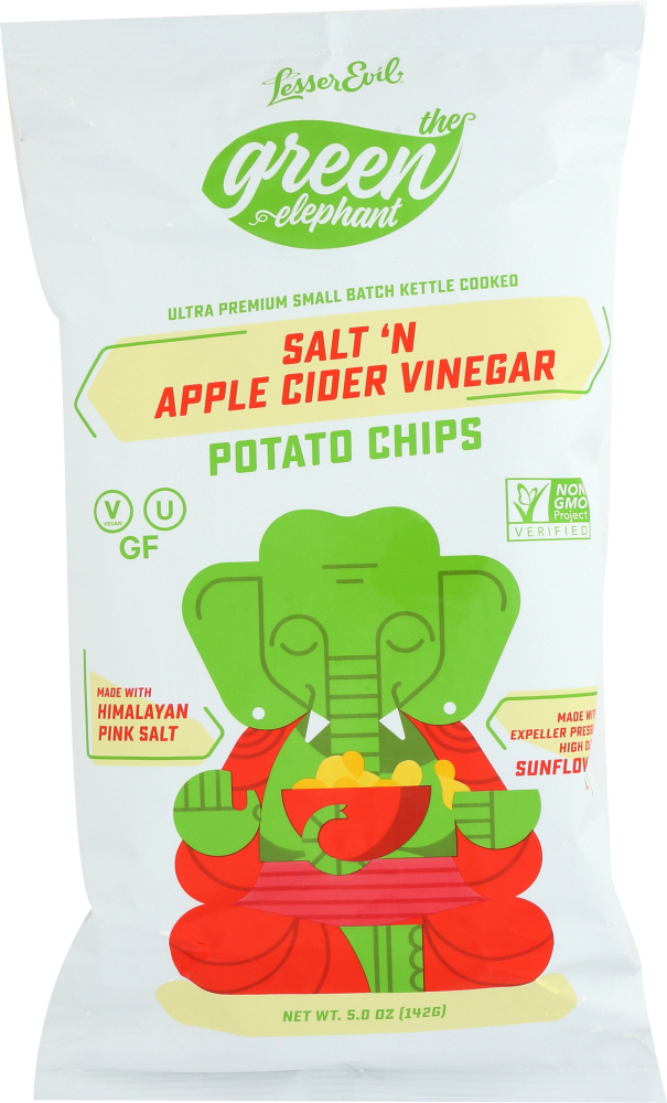 Salt 'N Apple Cider Vinegar Potato Chips, Salt 'N Apple Cider Vinegar - 855469006731