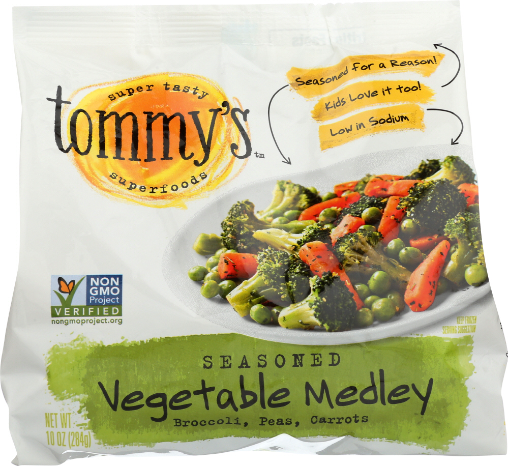 Seasoned Vegetable Medley Broccoli, Peas, Carrots - seasoned