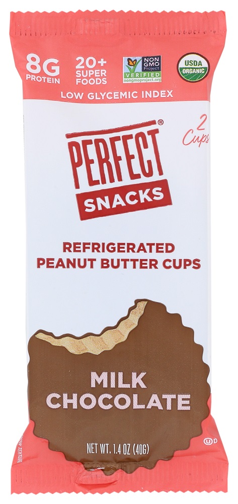 PERFECT SNACKS: Milk Chocolate Peanut Butter Cups, 1.40 oz - 0855569211639