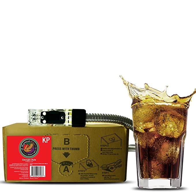 Bar Beverages Georgia Style Craft Cola (3 Gallon Bag-in-Box Syrup Concentrate) - Box Pours 18 Gallons of Cola - Use with Bar Gun, Soda Fountain or SodaStream - 855588070033