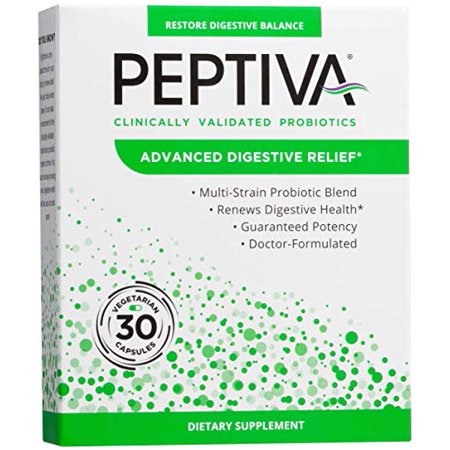 Peptiva Advanced 50 Billion CFU Probiotic - Digestive Relief - Clinically Validated, Premium Probiotic - 855710002529