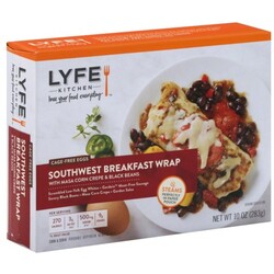 Lyfe Kitchen Southwest Breakfast Wrap - 855764003565