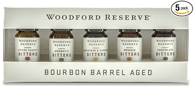  WOODFORD RESERVE® BITTERS DRAM SET – FIVE PACK (10ML EACH)  - 855783004772