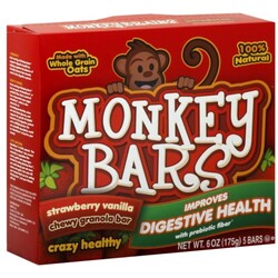 Monkey Bars Granola Bar - 855918002789