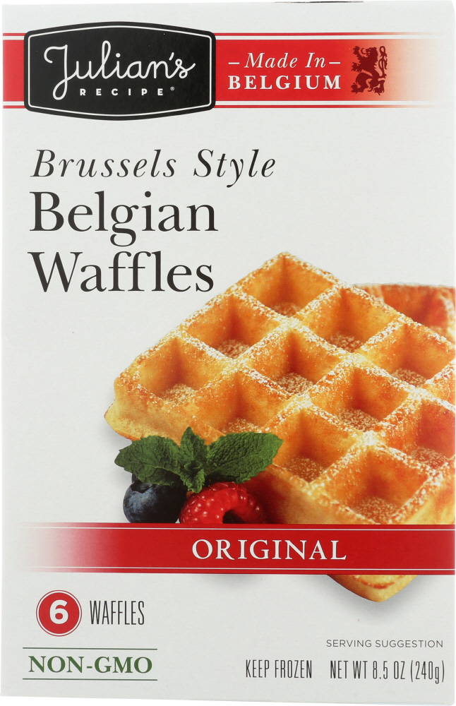 Julian'S Recipe, Brussels Style Belgian Waffles, Original - 855971002283