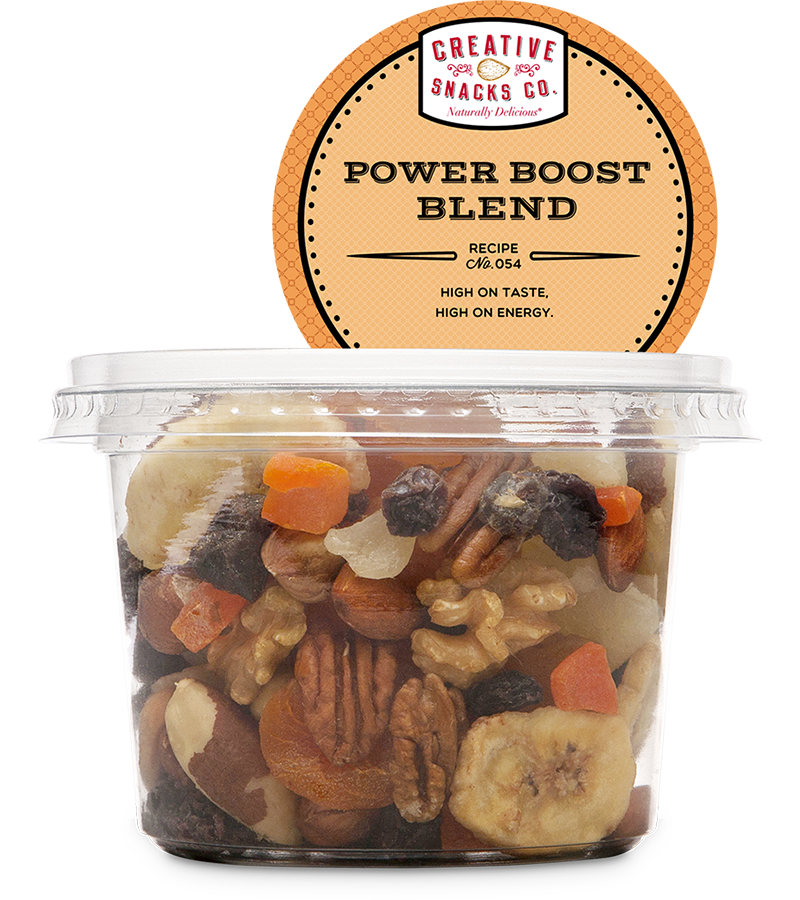 CREATIVE SNACK: Power Boost Blend Trail Mix Cup, 9.5 oz - 0855983002097