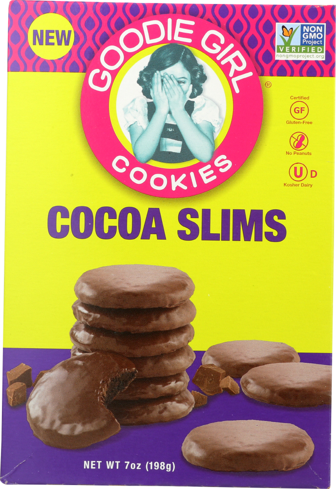 GOODIE GIRL: Cookies Cocoa Slims, 7 oz - 0855987003472