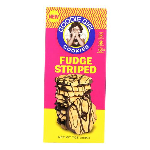 GOODIE GIRL: Cookies Fudge Striped, 7 oz - 0855987003625