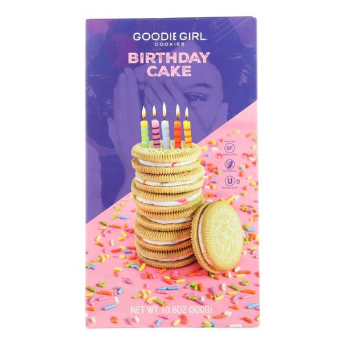  GOODIE GIRL Cookie Cr?®me Birthday Cake, 10.6 OZ  - 855987003908