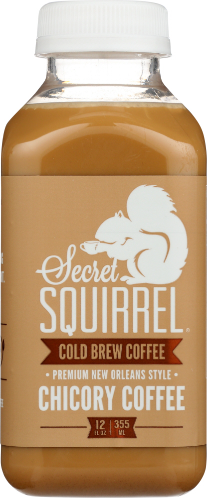SECRET SQUIRREL: Cold Brew Chicory Coffee, 12 oz - 0855994004226