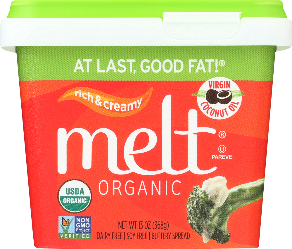 MELT: Organic Rich & Creamy Buttery Spread, 13 oz - 0856014002024