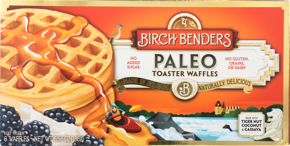 BIRCH BENDERS: Waffles Paleo, 8.75 oz - 0856017003813