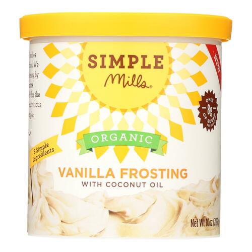 Organic Vanilla Frosting With Coconut Oil - 856069005070