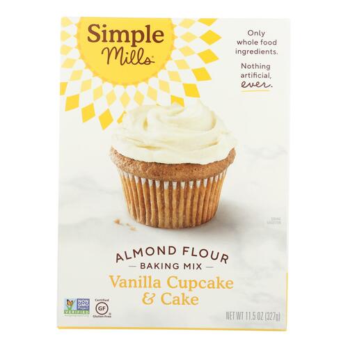 Simple Mills Almond Flour Vanilla Cake Mix - Case Of 6 - 11.5 Oz. - 856069005094