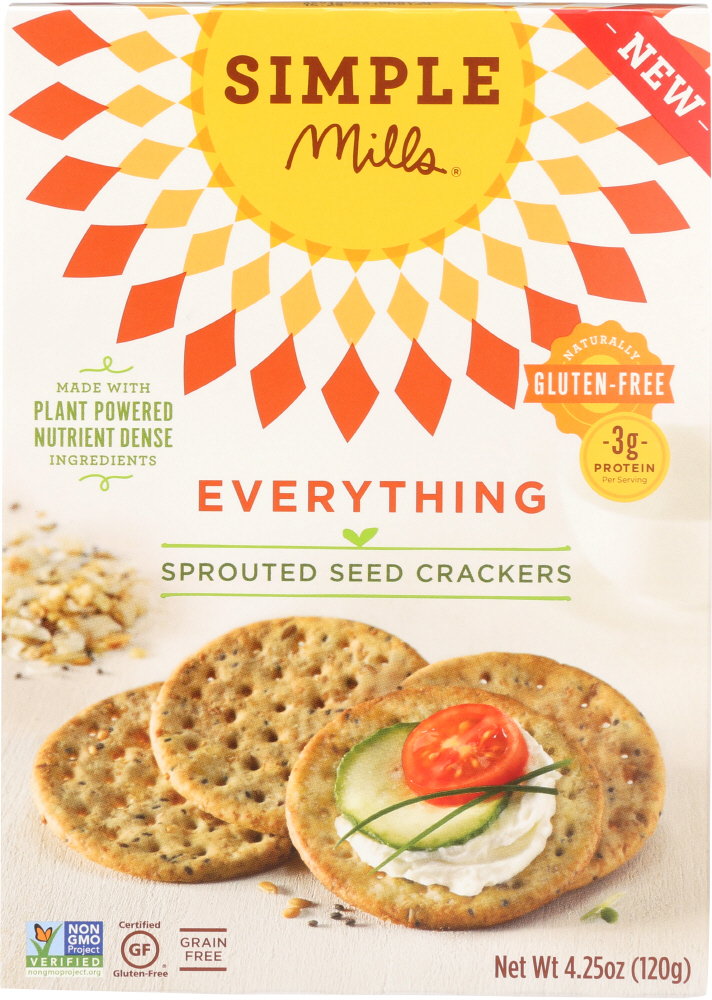 Everything Sprouted Seed Crackers, Everything - 856069005285