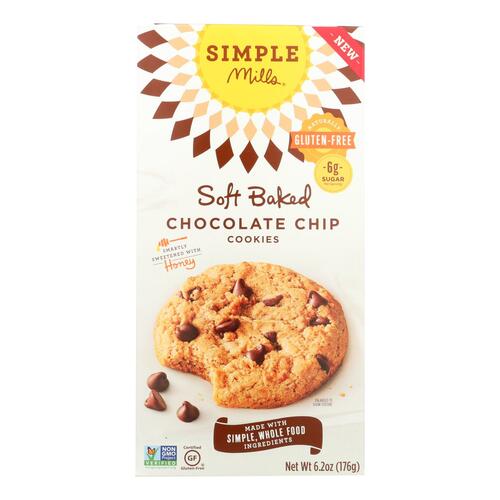 Simple Mills Chocolate Chip Cookies - Case Of 6 - 6.2 Oz - 856069005384