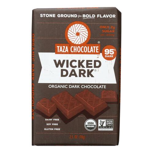 Wicked Dark 95% Dark Stone Ground Chocolate - 856072004565