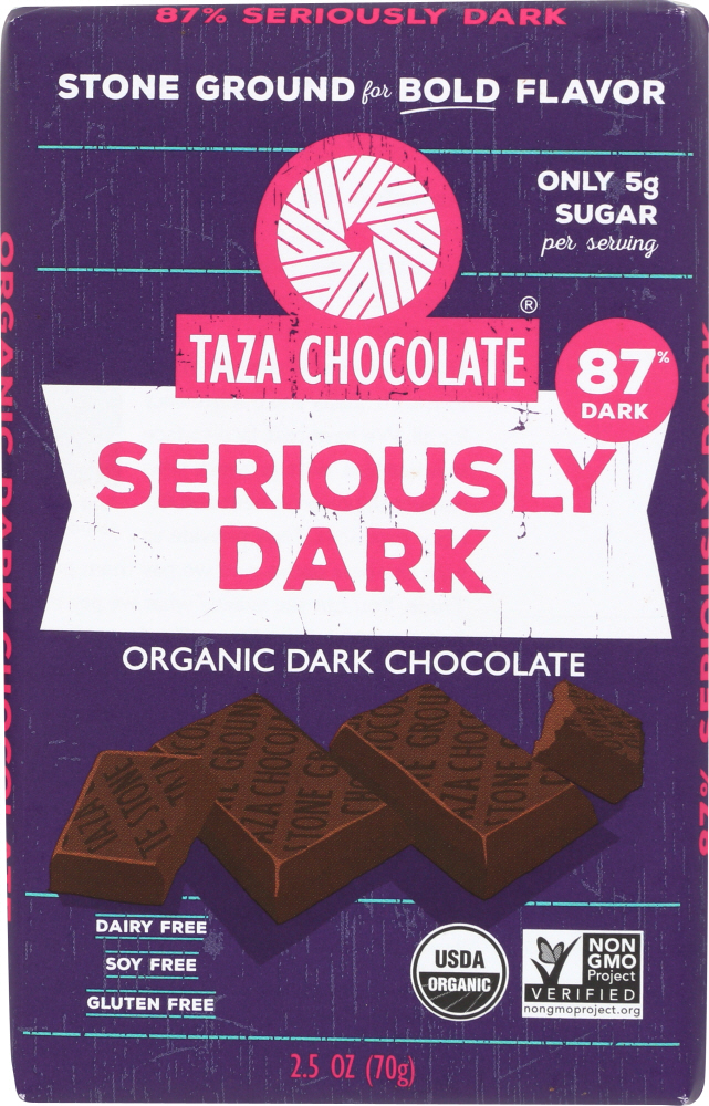 Seriously Dark Organic 87% Dark Chocolate, Seriously Dark - 856072004817