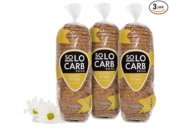  SoLo Carb Bread Country White (3 Loaves per Order)  - 856174002360