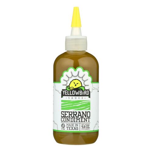 Yellowbird Sauce - Serrano - Case Of 6 - 9.8 Oz - 856262005082