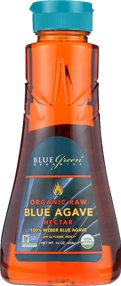 Organic Raw Blue Agave Nectar, Blue Agave - 856268004027