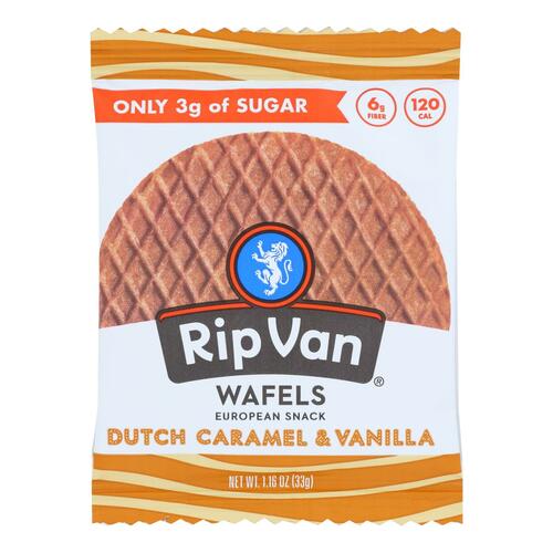 Rip Van Wafels - Wafel Dutch Crml Vanilla - Cs Of 12-1.16 Oz - 856282003013