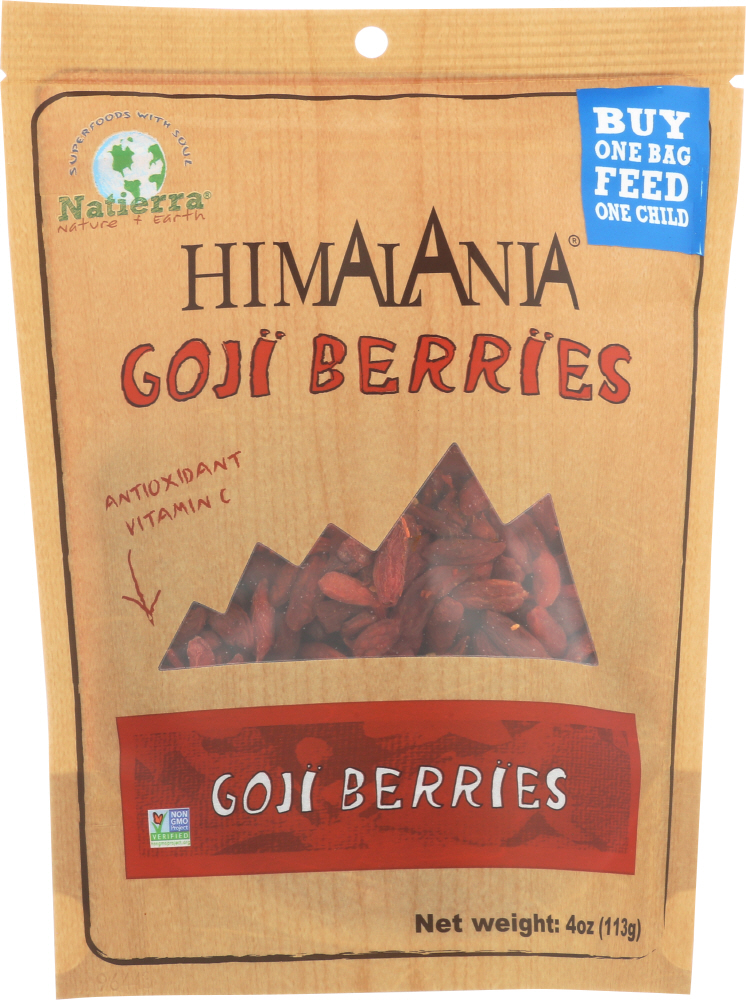 HIMALANIA: Raw Natural Goji Berries, 4 oz - 0856308000910