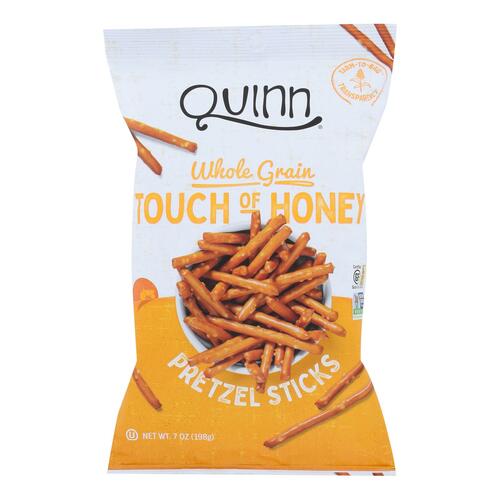 Quinn - Pretzels Touch Of Honey - Case Of 8-5.6 Oz - 856369004438