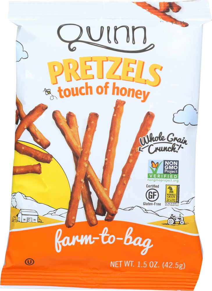 QUINN: Touch Of Honey Sticks Snack Bag, 1.5 oz - 0856369004490