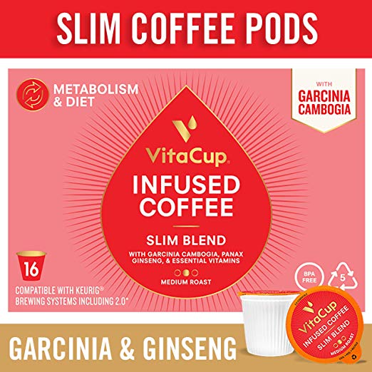 Medium Roast Slim Ground Coffee Pods, Slim - 856387008142