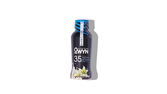  OWYN - 100% Vegan Plant-Based Pro Elite High Protein Shakes | Vanilla, 12 Fl Oz | Dairy-Free, Gluten-Free, Soy Free, Keto Friendly, Zero Sugar, Vegetarian  - 856461008822