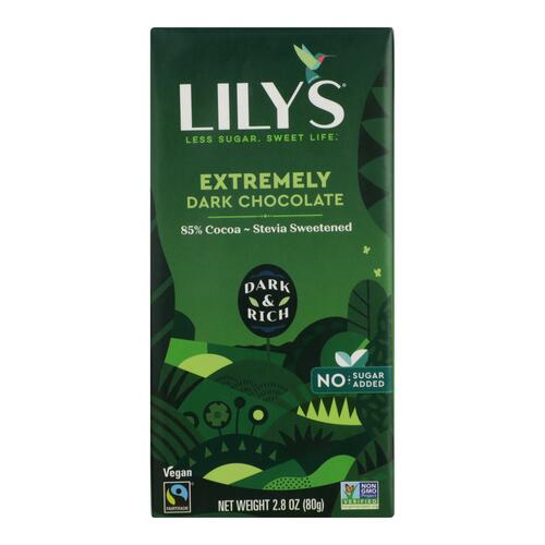 Lily's Sweets Dark Chocolate - Case Of 12 - 2.8 Oz - 856481003883