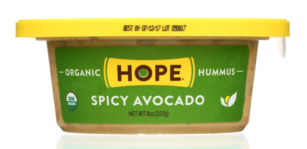HOPE FOODS: Organic Spicy Avocado Hummus, 8 oz - 0856500004013