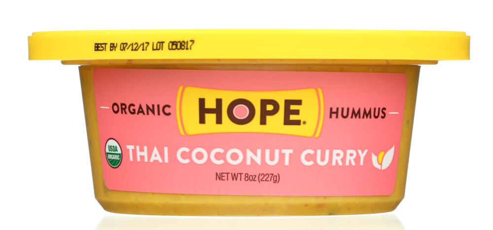 Hope, Organic Hummus, Thai Coconut Curry - 856500004037