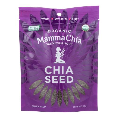 Mamma Chia Organic Black Seeds - Case Of 8 - 6 Oz. - 856516002850