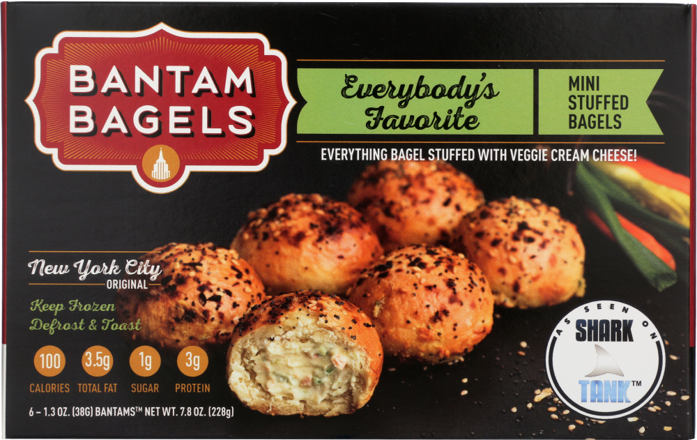  Bantam Bagels Stuffed Everything, 7.8 oz (frozen)  - 856617005170