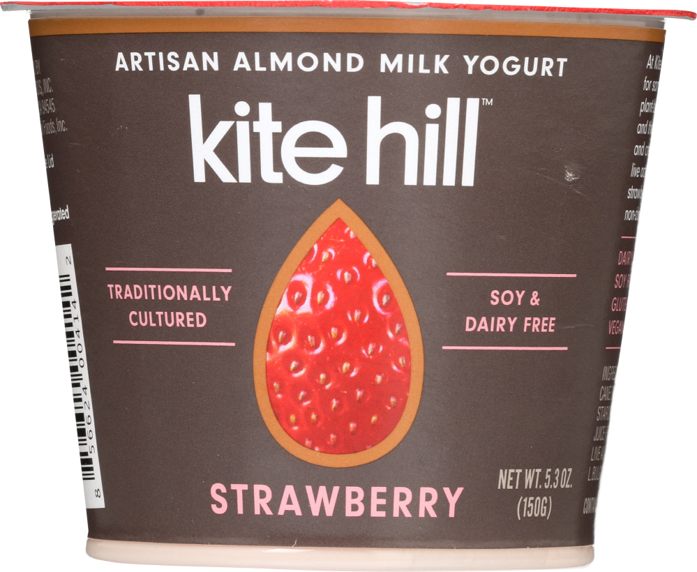 Strawberry Dairy Free Almond Milk Yogurt, Strawberry - 856624004142