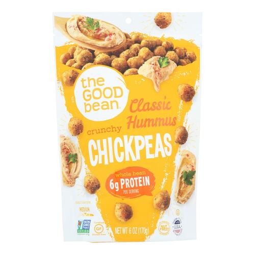 THE GOOD BEAN: Chickpea Snack Hummus, 6 oz - 0856651002210
