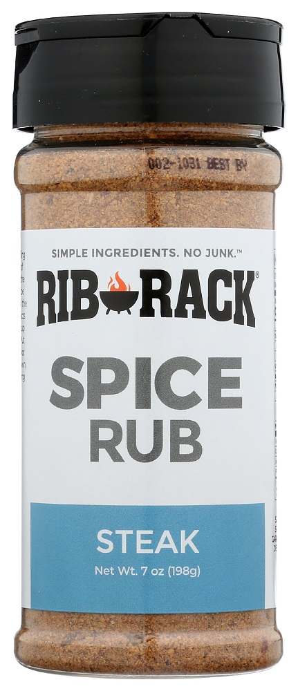 RIB RACK: Spice Rub Steak, 7 oz - 0856663004110