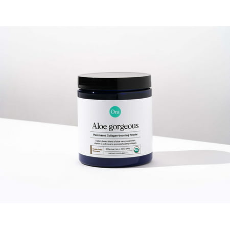 Ora Organic Plant-based Collagen Powder Booster Chocolate Flavor - Aloe Gorgeous (20 Servings) - 856720007870