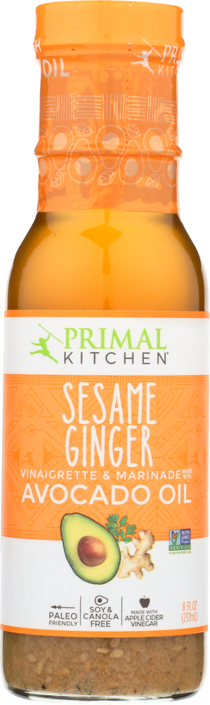 Sesame Ginger Avocado Oil Vinaigrette & Marinade, Sesame Ginger - 856769006551