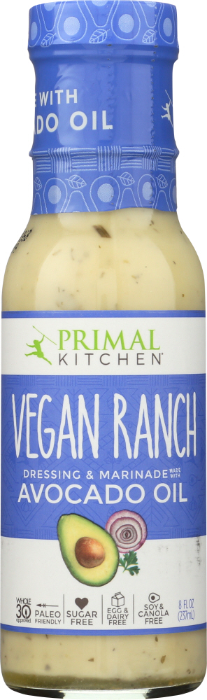 Vegan Ranch Avocado Oil Dressing & Marinade, Vegan Ranch - 856769006568