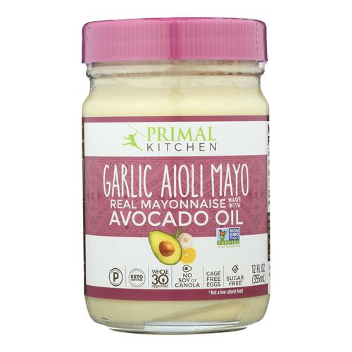 Garlic Aioli Mayo Avocado Oil Real Mayonnaise, Garlic Aioli Mayo - 856769006582