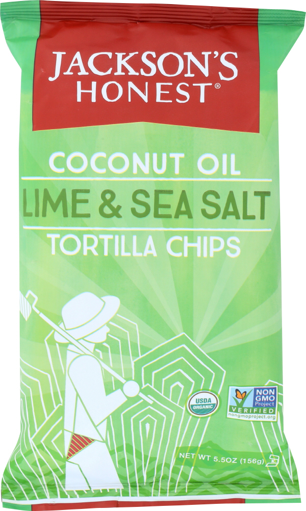 Tortilla Chips, Lime Sea Salt - 856823004356