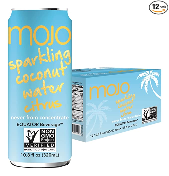  MOJO Sparkling Coconut Water 12 pack  - 856949004353